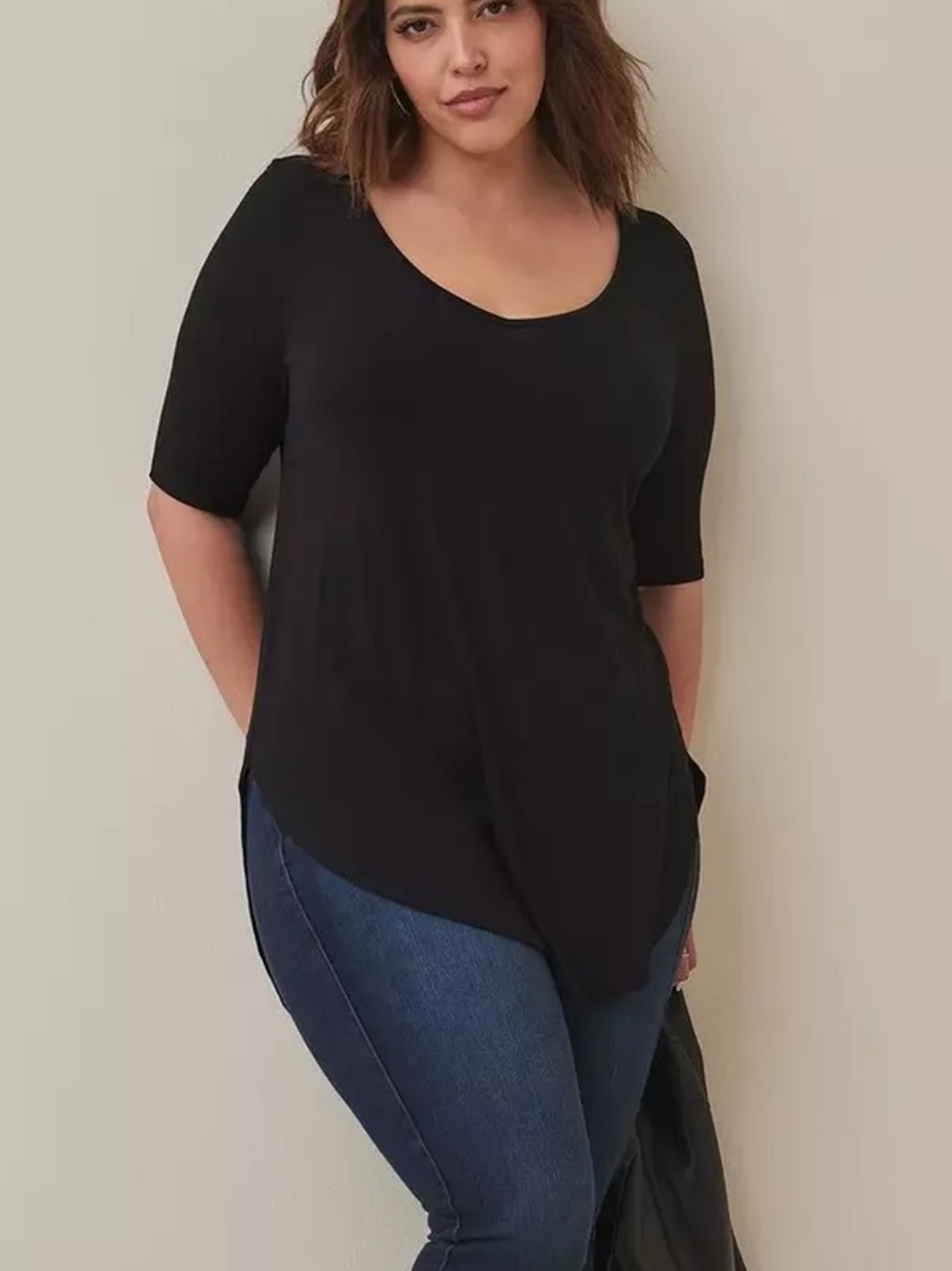 Torrid Favorite V-Neck Tunic Tee